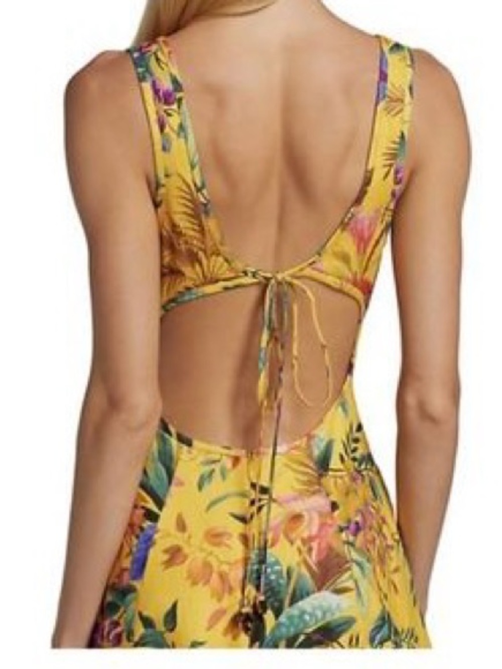 Zimmermann Yellow Floral Midi Dress - Picture 3 of 7